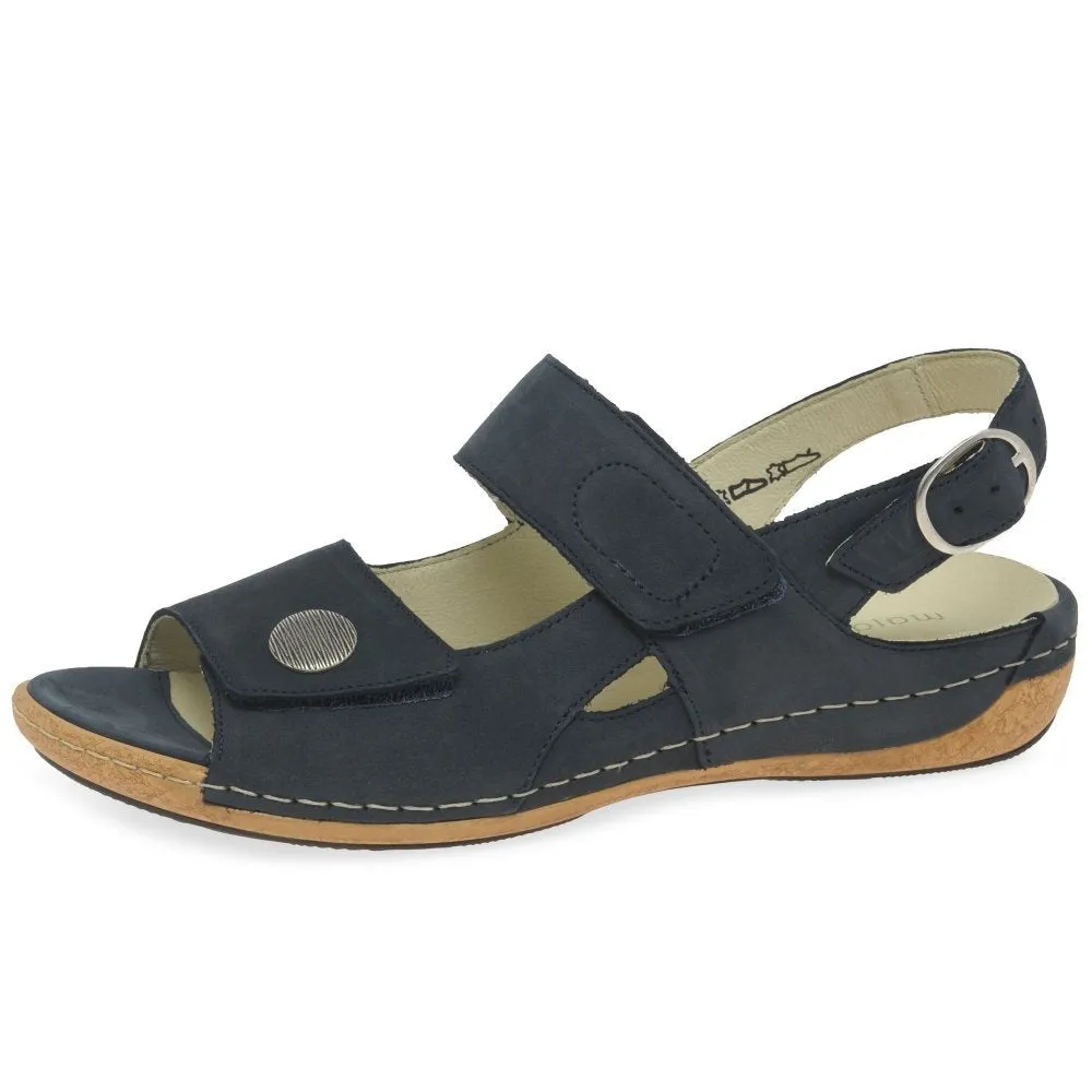 Waldlaufer Ladies Sandals Harriet Ocean