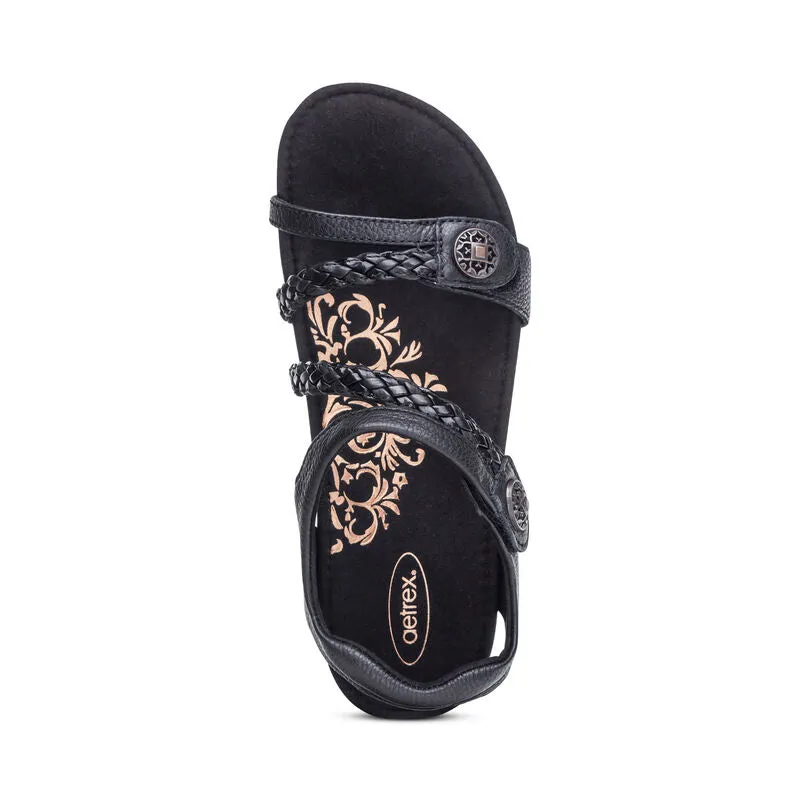 Women's Aetrex Jillian SC450 Color: Black