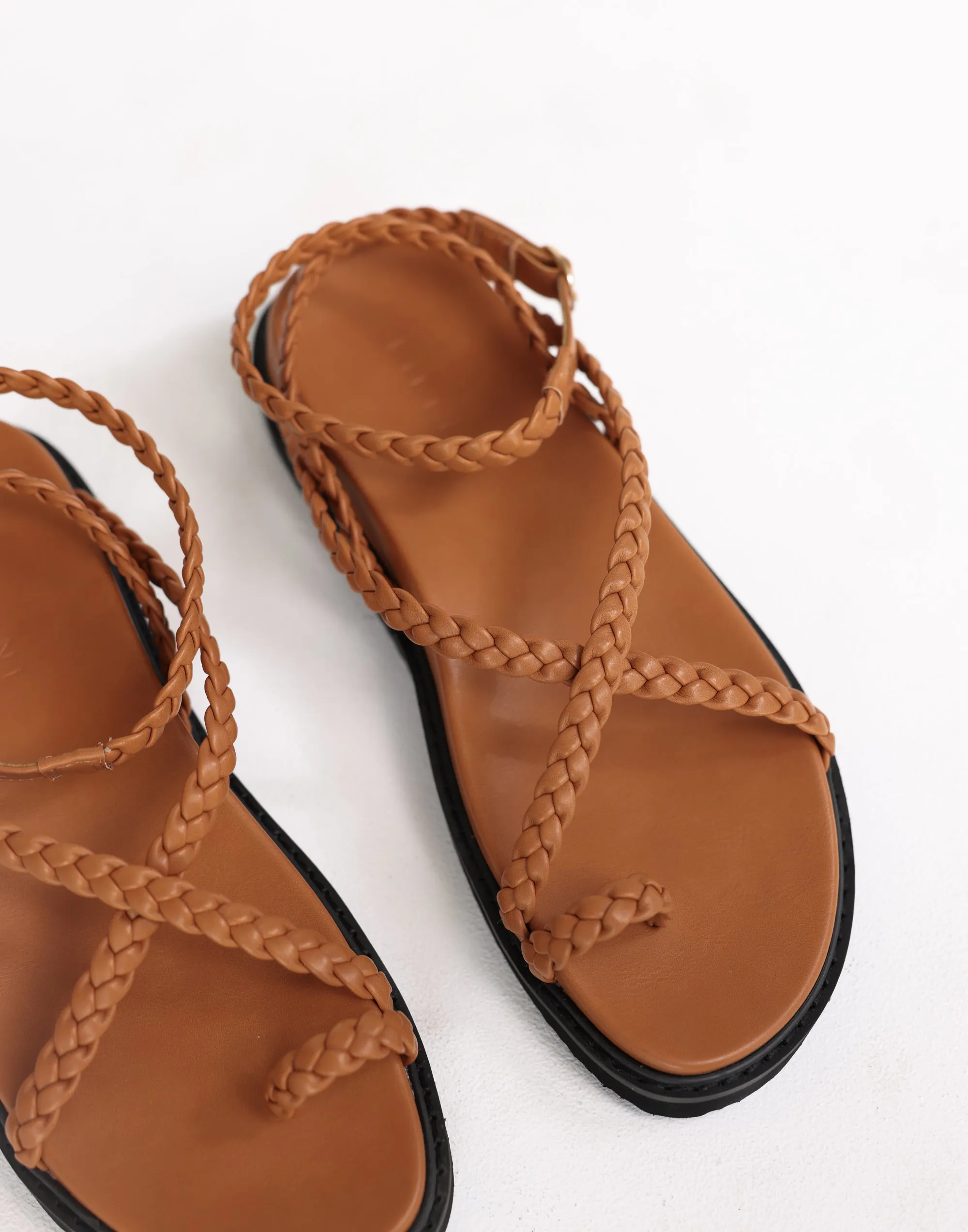 Zowie Sandals (Tan) - By Billini